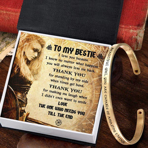 Viking Bracelet - Viking - To My Bestie - Beautiful Girl, You Are Capable Of Amazing Things - Gbzf33001