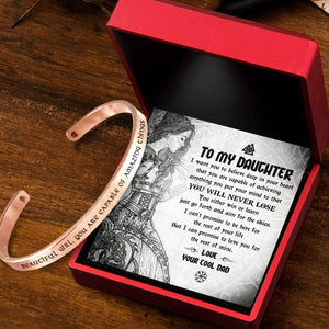 Viking Bracelet - Viking - To My Daughter - From Dad - You Will Never Lose - Gbzf17002