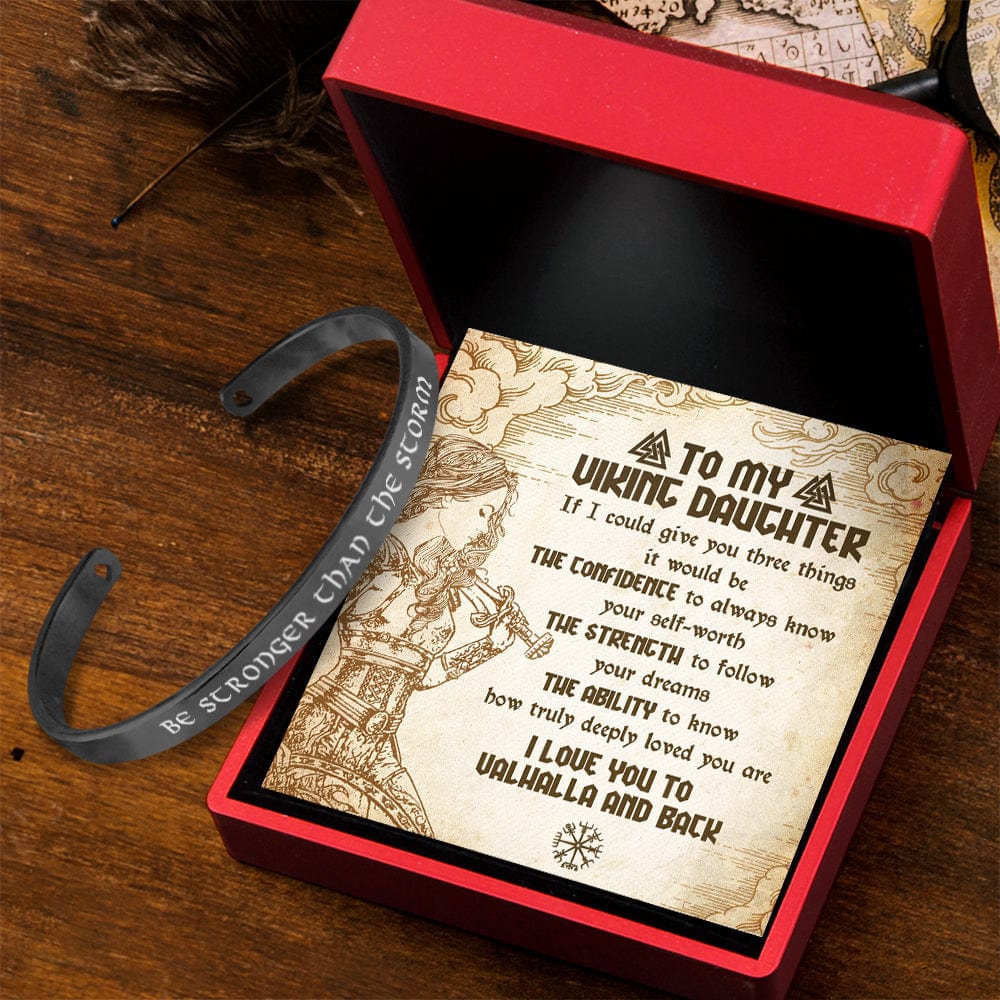 Viking Bracelet - Viking - To My Daughter - I Love You To Valhalla And Back - Gbzf17013
