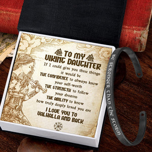 Viking Bracelet - Viking - To My Daughter - I Love You To Valhalla And Back - Gbzf17013