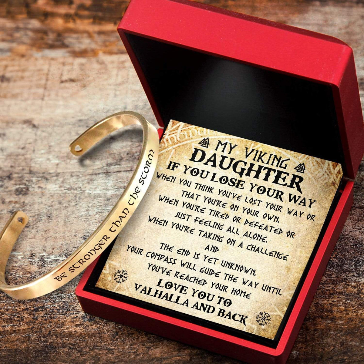 Viking Bracelet - Viking - To My Daughter - If You Lose Your Way - Gbzf17008