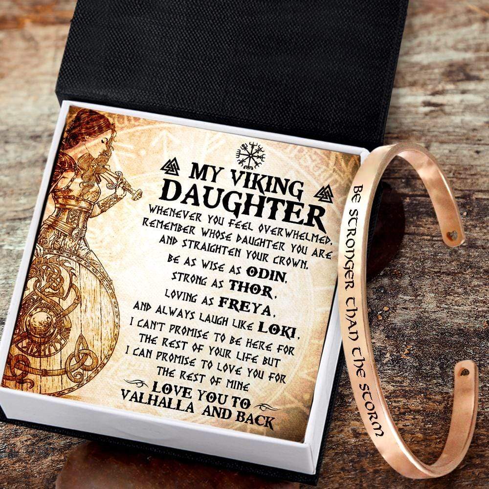 Viking Bracelet - Viking - To My Daughter - Straighten Your Crown - Gbzf17003