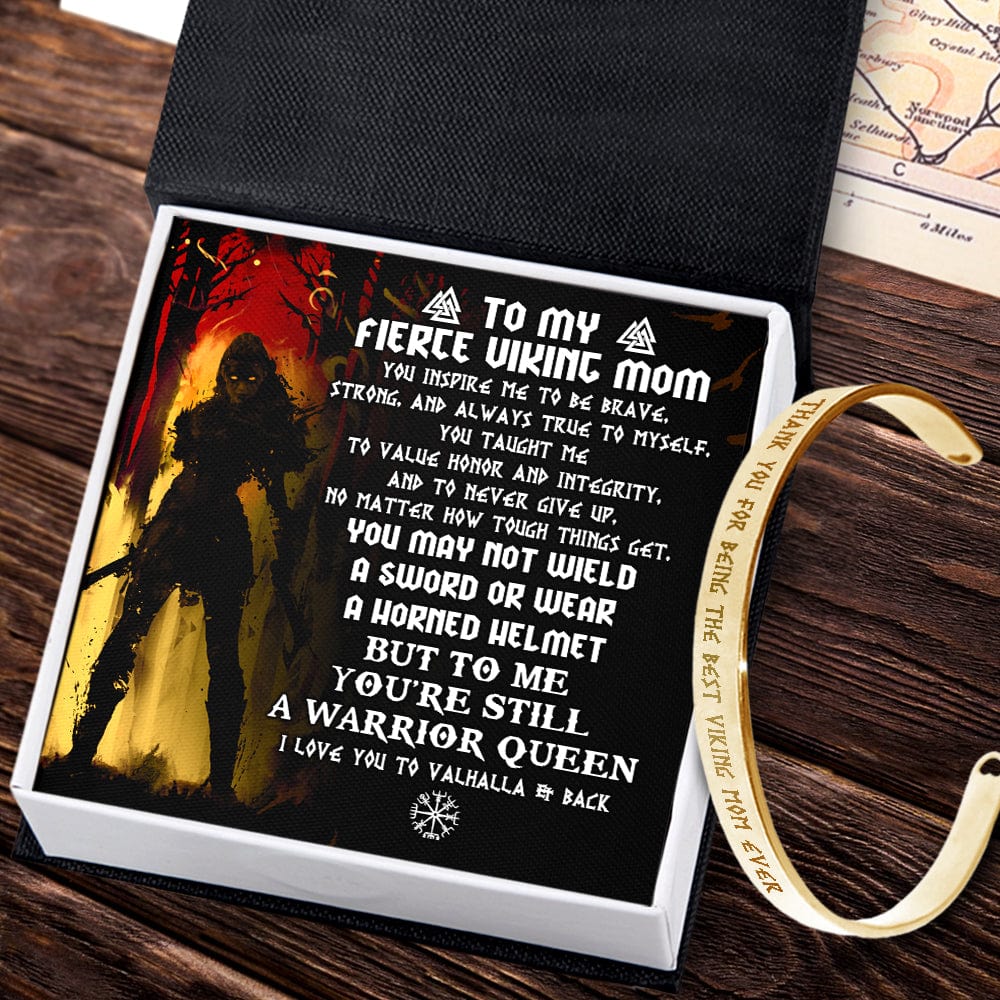 Viking Bracelet - Viking - To My Fierce Viking Mom - To Me You're Still A Warrior Queen - Gbzf19044