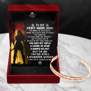 Viking Bracelet - Viking - To My Fierce Viking Mom - To Me You're Still A Warrior Queen - Gbzf19044