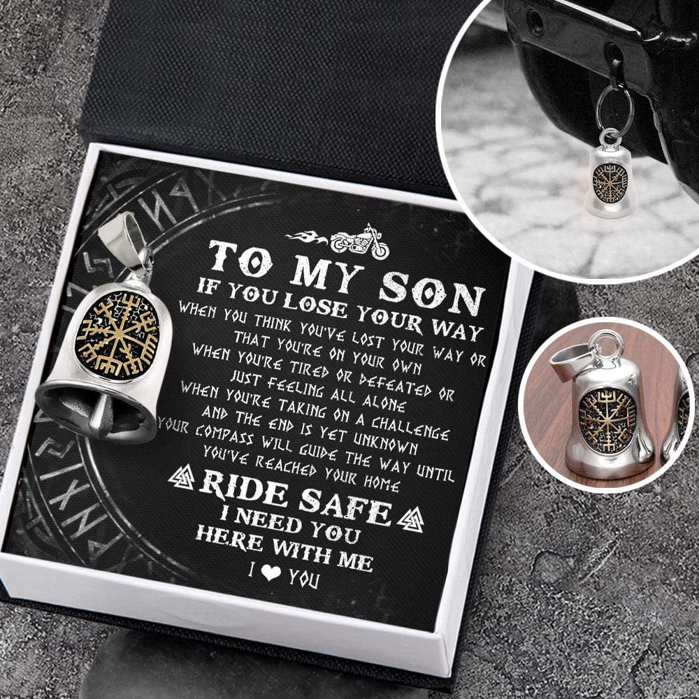 Viking Compass Bell - Viking - Biker - To My Son - I Need You Here With Me - Gnzv16002