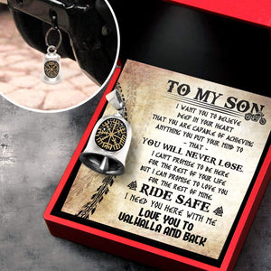 Viking Compass Bell - Viking - Biker - To My Son - You Will Never Lose - Gnzv16001