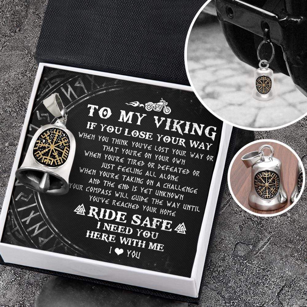 Viking Compass Bell - Viking - Biker - To My Viking - I Need You Here With Me - Gnzv26001