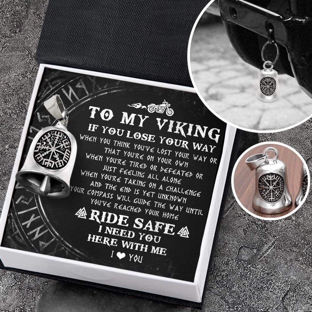 Viking Compass Bell - Viking - Biker - To My Viking - I Need You Here With Me - Gnzv26001