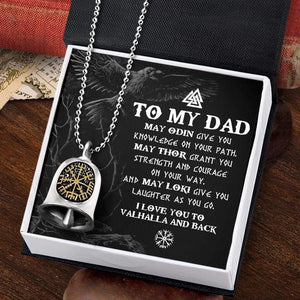 Viking Compass Bell - Viking - To My Dad - I Love You To Valhalla And Back - Gnzv18001