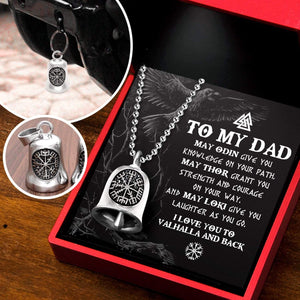 Viking Compass Bell - Viking - To My Dad - I Love You To Valhalla And Back - Gnzv18001