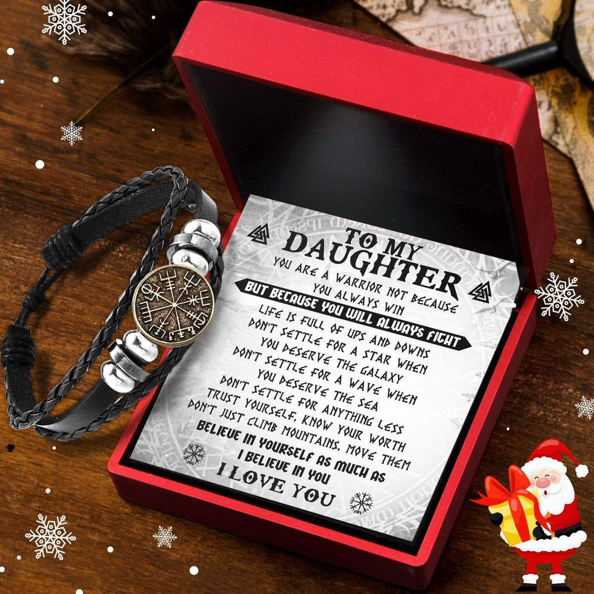 Viking Compass Bracelet - Viking - To My Daughter - Believe In Yourself - Gbl17001