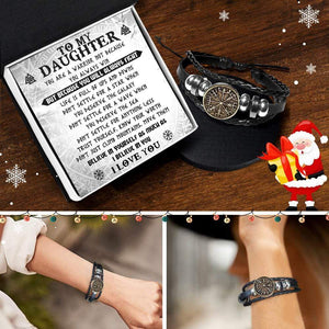 Viking Compass Bracelet - Viking - To My Daughter - Believe In Yourself - Gbl17001