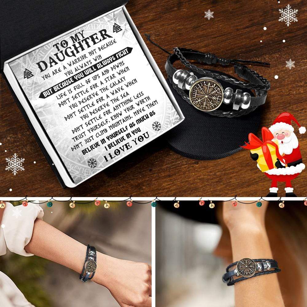 Viking Compass Bracelet - Viking - To My Daughter - Believe In Yourself - Gbl17001