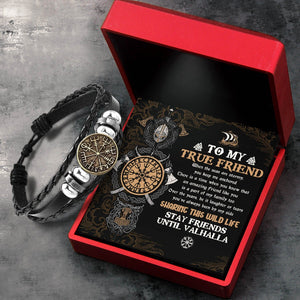 Viking Compass Bracelet - Viking - To My Friend - You've Always Been By My Side - Gbla33002