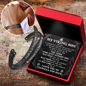Viking Couple Bracelets - Viking - My Viking Son - I Love You To Valhalla And Back - Gbt16002
