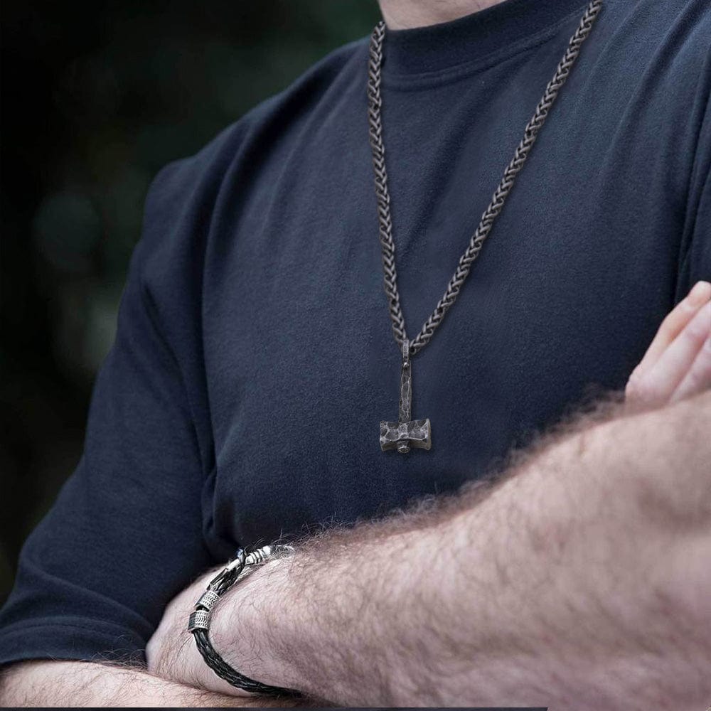 Viking Hammer Necklace - Viking - To My Son - We Love You To Vahalla And Back - Gnfr16003