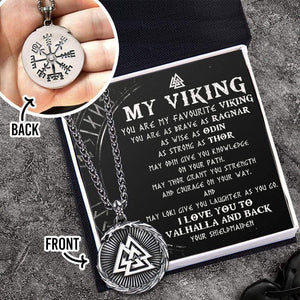 Viking Knot Necklace - Viking - To My Man - You Are My Favorite Viking - Gnfv26001