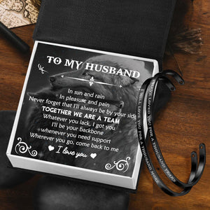 Viking Rune Couple Bracelets - To My Husband - Never Forget That I'll Always Be By Your Side - Gbt14001