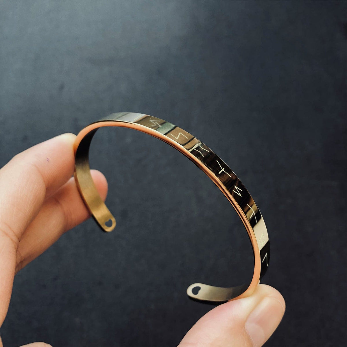 Viking Rune Couple Bracelets - Viking - I Love You To Valhalla And Back - Gbt00000