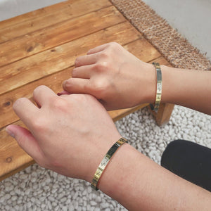 Viking Rune Couple Bracelets - Viking - I Love You To Valhalla And Back - Gbt00000