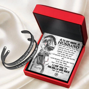 Viking Rune Couple Bracelets - Viking - To My Husband - I Do Believe In Fate And Destiny - Gbt14009