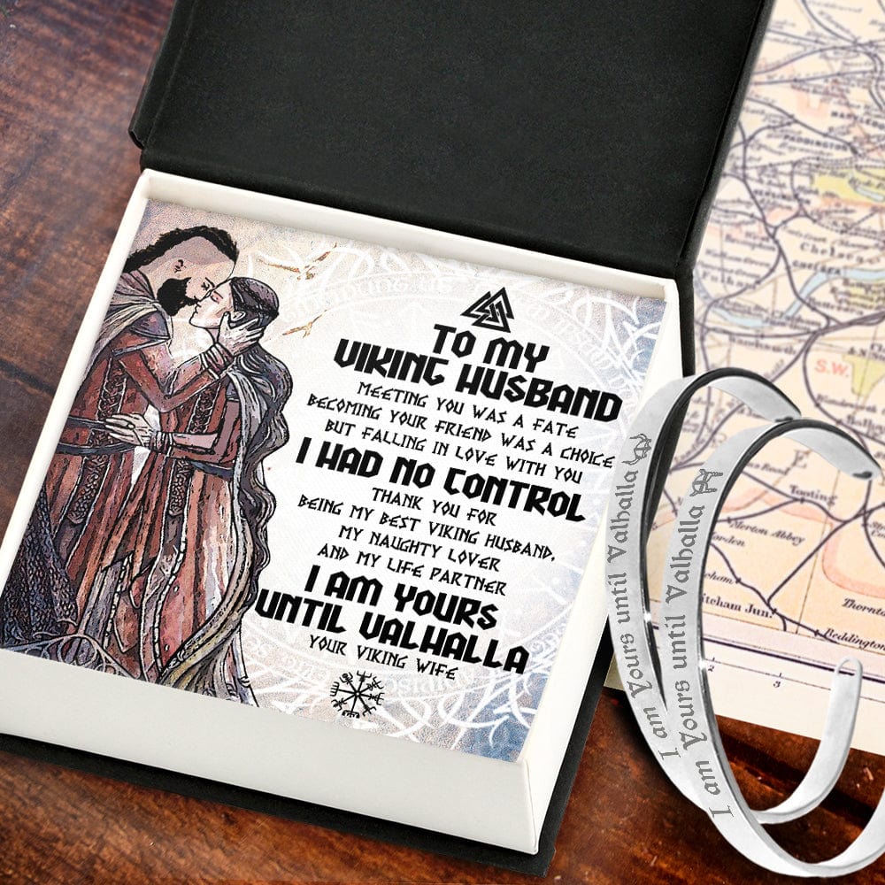 Viking Rune Couple Bracelets - Viking - To My Husband - I Had No Control - Gbt14010