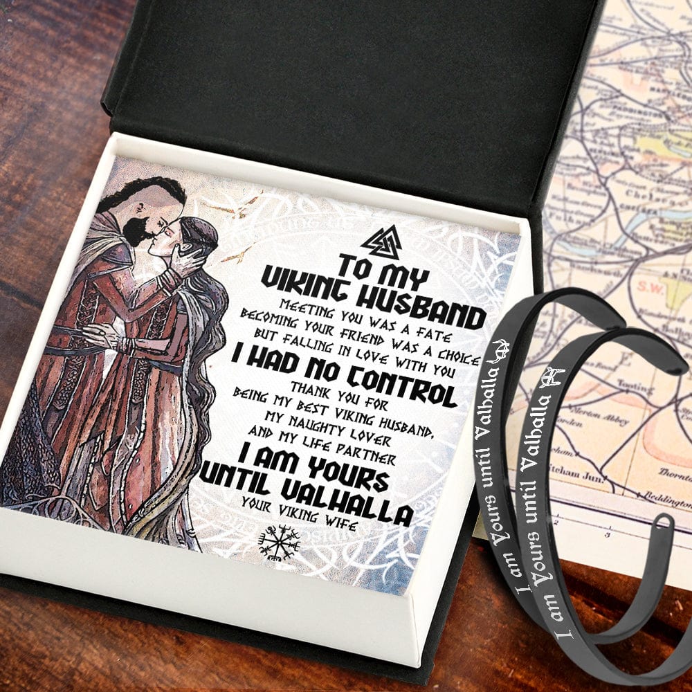 Viking Rune Couple Bracelets - Viking - To My Husband - I Had No Control - Gbt14010