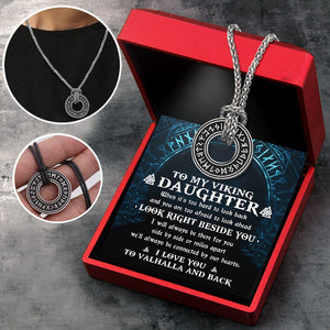 Viking Rune Necklace - Viking - To My Daughter - I Love You To Valhalla And Back - Gndy17005