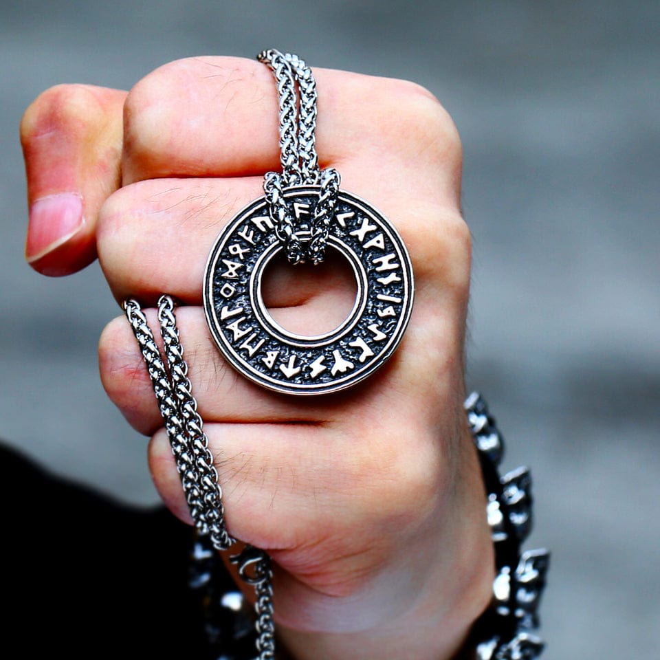 Viking Rune Necklace - Viking - To My Shield Maiden - You Gave Me Peace - Gndy13003