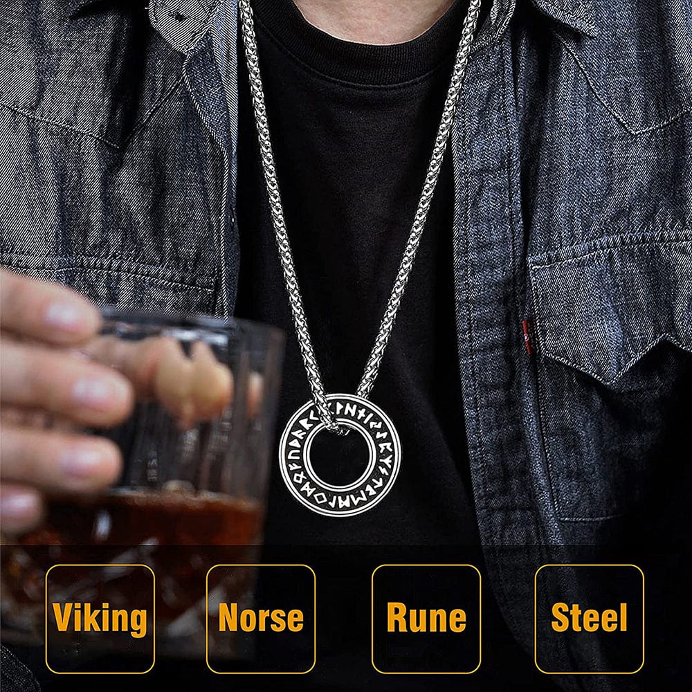 Viking Rune Necklace - Viking - To My Shield Maiden - You Gave Me Peace - Gndy13003