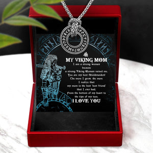 Viking Rune Necklace - Viking - To My Viking Mom - My Mom Is The Best 'Best Friend' That I Ever Had - Gndy19009
