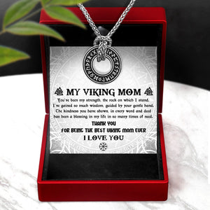 Viking Rune Necklace - Viking - To My Viking Mom - Thank You For Being The Best Viking Mom Ever - Gndy19005