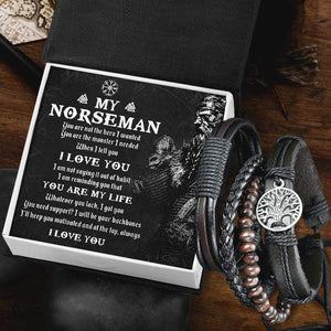 Viking Yggdrasil Bracelet - My Norseman - You Are The Monster I Needed - Gbag26002