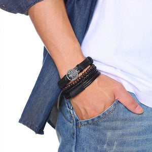 Viking Yggdrasil Bracelet - My Viking Man - I Love You To Valhalla And Back - Gbag26004