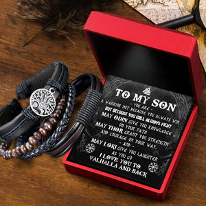 Viking Yggdrasil Bracelet - Viking - To My Viking Son - You Are A Warrior - Gbag16002