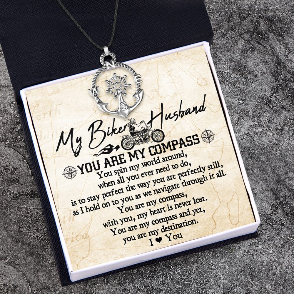 Anchor and cheap compass necklace