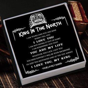 Vintage Crown Ring - My Man - I Am Yours And You Are Mine - Grd26004