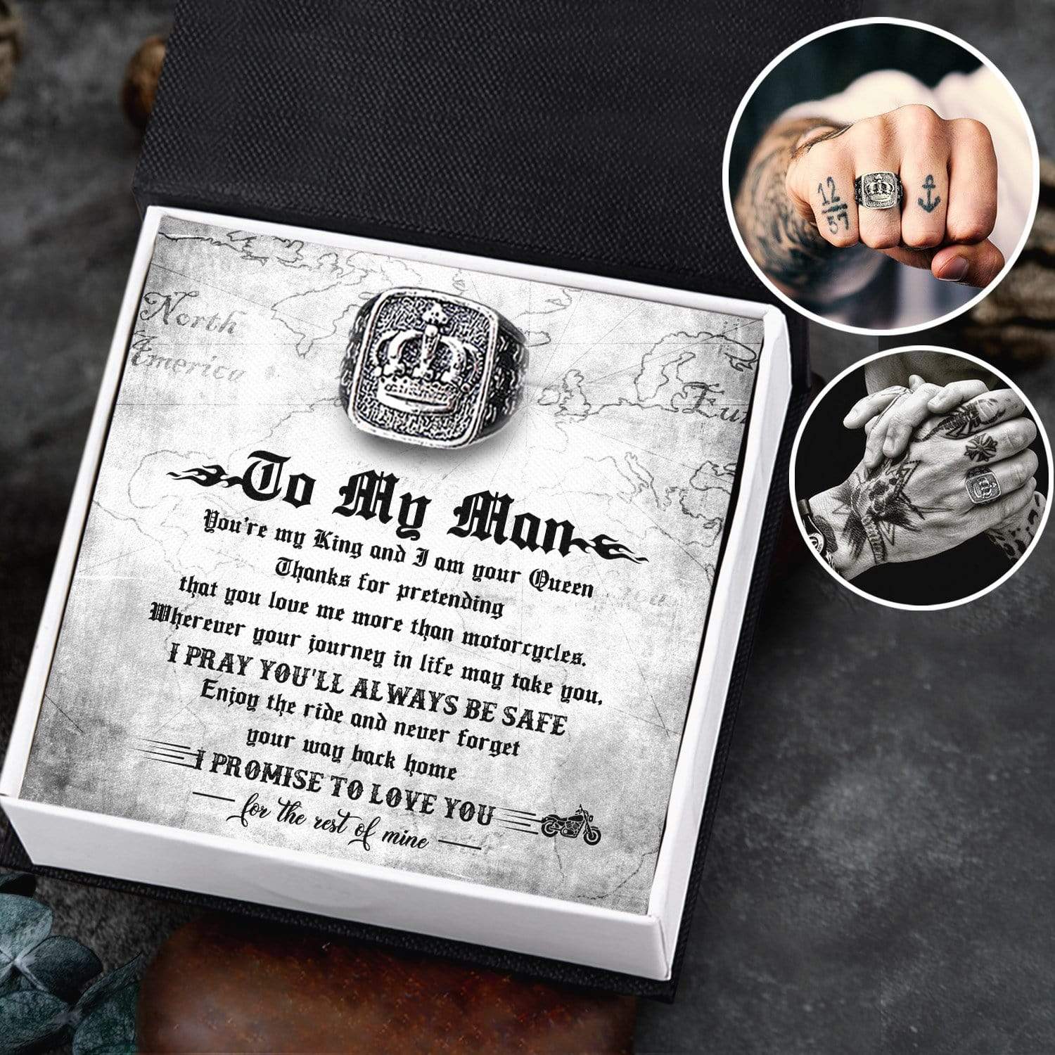 Vintage discount crown ring