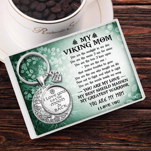 Vintage Moon Keychain - My Viking Mom - You Are My Mom - Gkcb19001