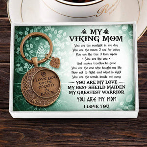 Vintage Moon Keychain - My Viking Mom - You Are My Mom - Gkcb19001
