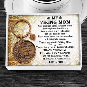 Vintage Moon Keychain - To My Viking Mom - You Are My Favorite Viking Mom  - Gkcb19002