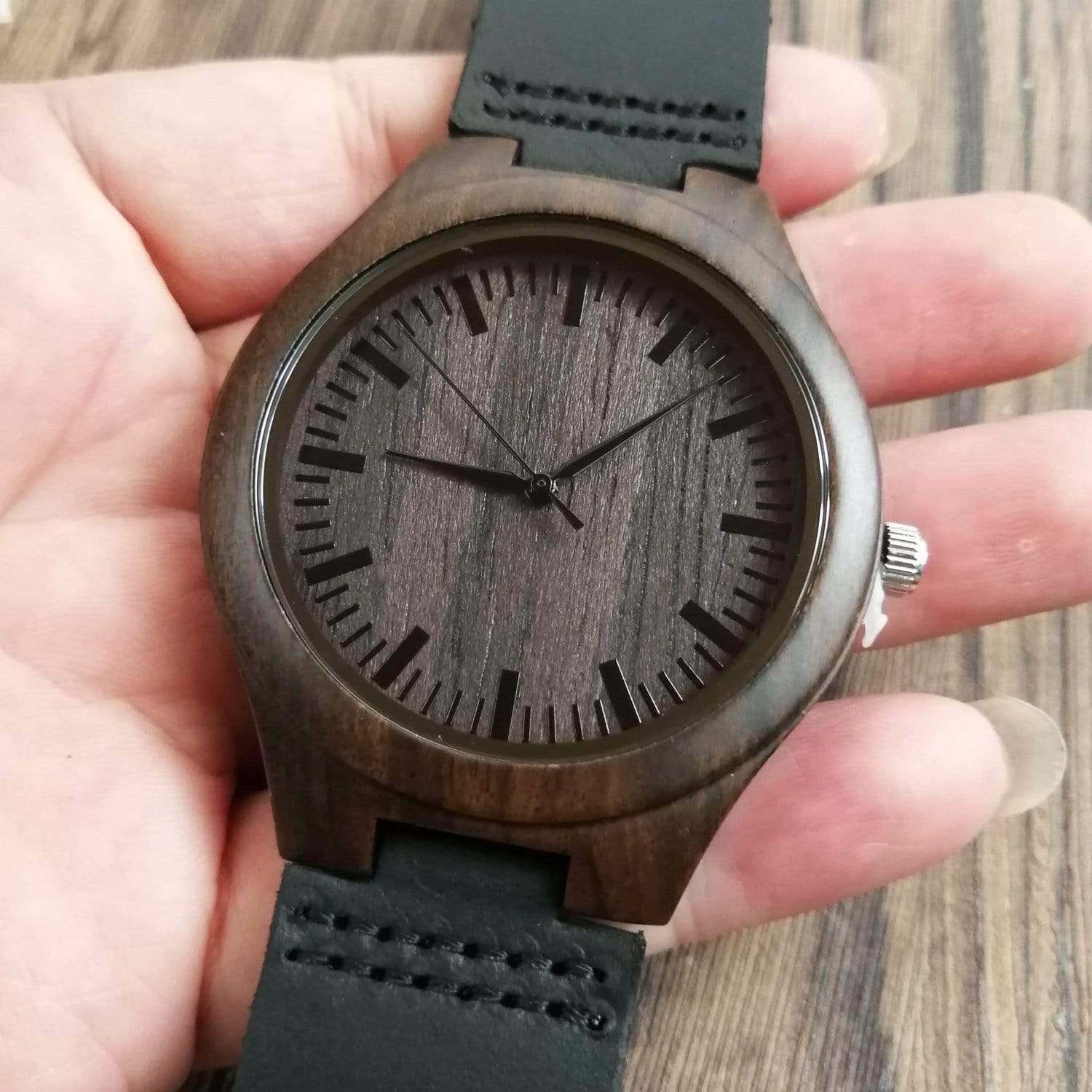 To my discount man wood watch