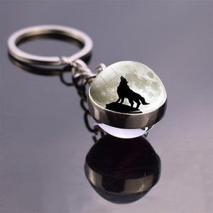 Wolf Keychain - To My Girlfriend - I Will Love You Till The End Of Time - Gkag13002