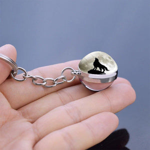 Wolf Keychain - To My Girlfriend - I Will Love You Till The End Of Time - Gkag13002