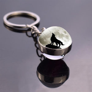 Wolf Keychain - To My Man - I Will Love You Till The End Of Time - Gkag26002