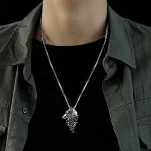 Wolf Necklace - Wolf - To My Son - Be Strong Enough To Stand Alone - Gnde16004