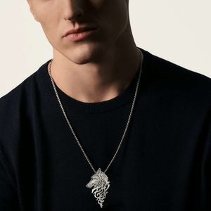 Wolf Necklace - Wolf - To My Son - You'll Always Be My Little Boy - Gnde16001