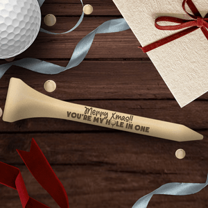 Wooden Golf Tee - Golf - To My Man - Merry Xmas!! You're My Hole In One - Gah26001