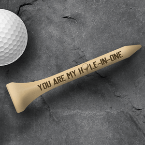 Wooden Golf Tee - Golf - To My Par-fect Boyfriend - When I Tell You I Love You - Gah12001