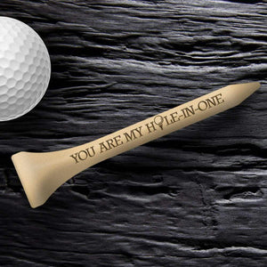 Wooden Golf Tee - Golf - To My Par-fect Husband - I Love You To The Green And Back - Gah14005